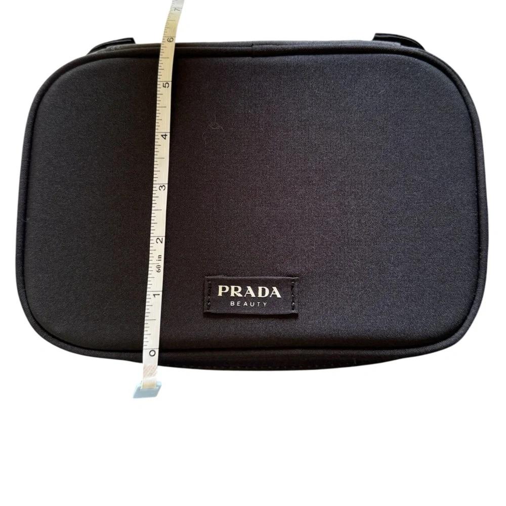 New in Dust Bag Prada Beauty GWP Handles Vanity w/ Mirror & 2 Pockets